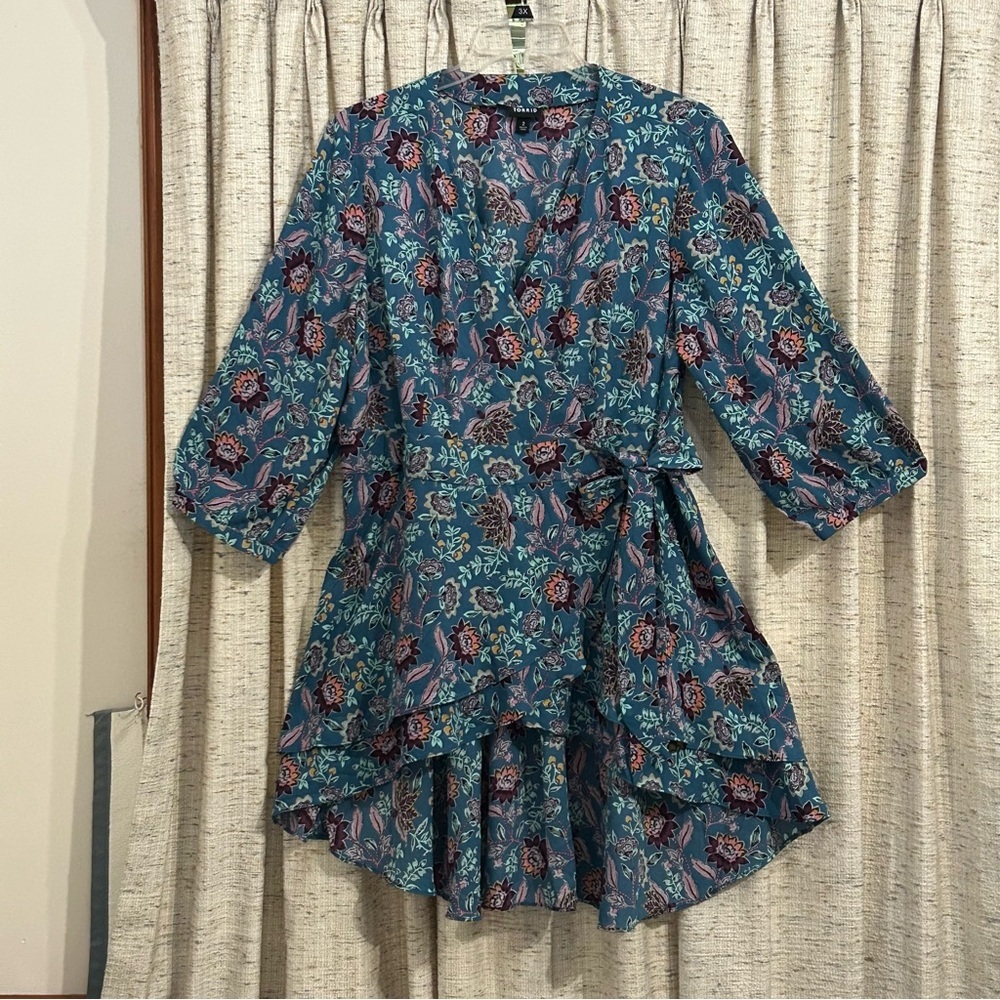 Torrid Georgette Wrap Tunic Blouse - 2X